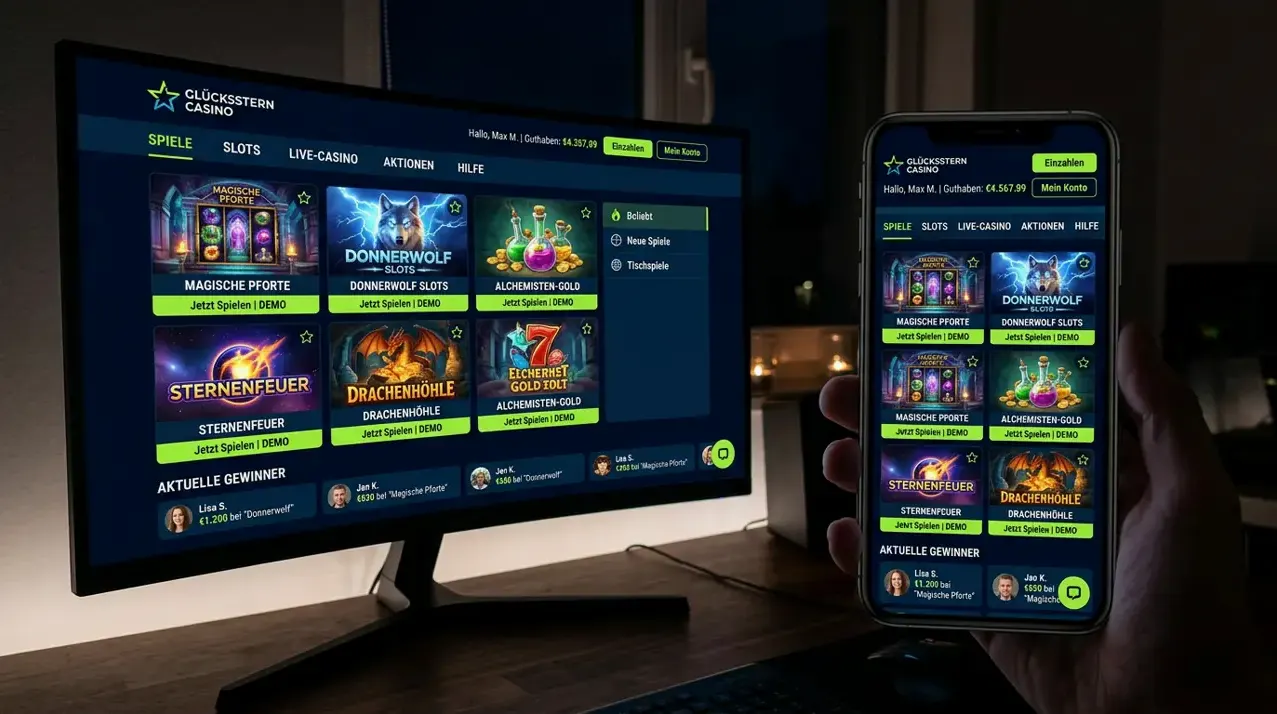 Mobiles Gaming auf Höchstem Niveau · LuckyCapone