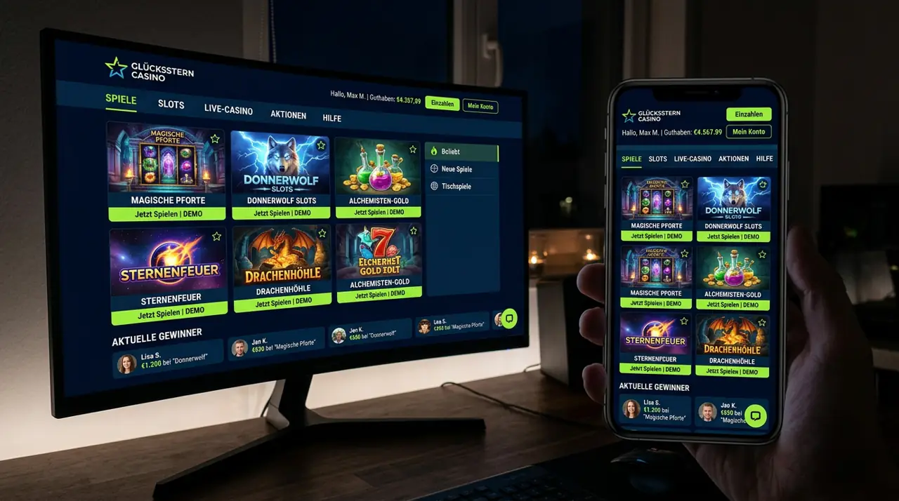 Mobiles Gaming auf Höchstem Niveau · LuckyCapone